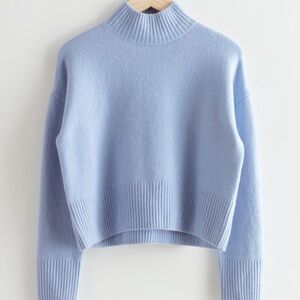& other Stories light blue sweater XS